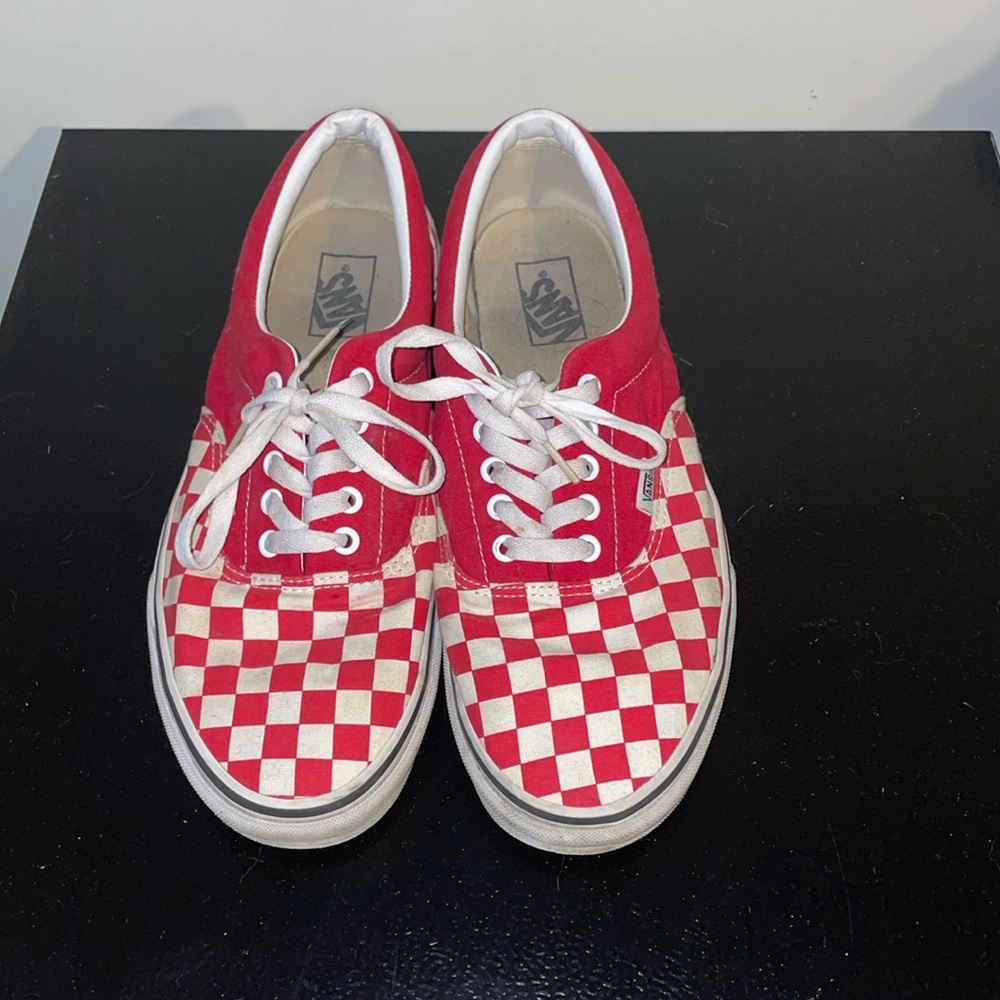 Vans 11.5- Red Checkered